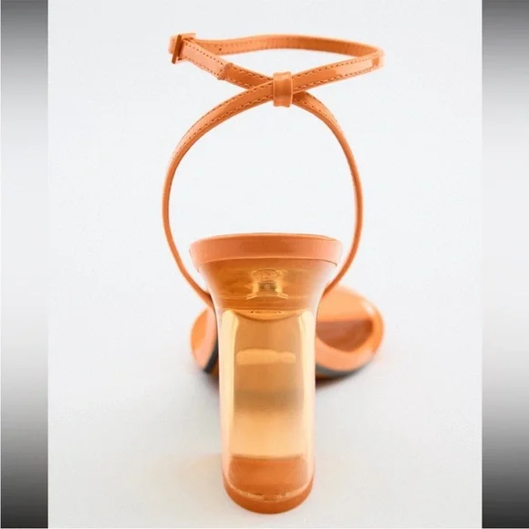 NWOT Zara Methacrylate Sandels - Picture 4 of 5